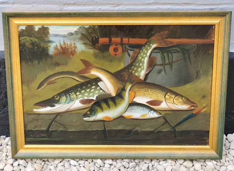 Painting signed by Arthur Rowland Knight 1900