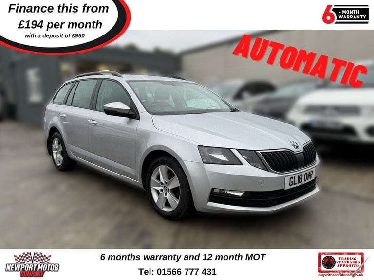 2018 Skoda Octavia 1.6 TDI CR SE 5dr DSG ESTATE Diesel Automatic