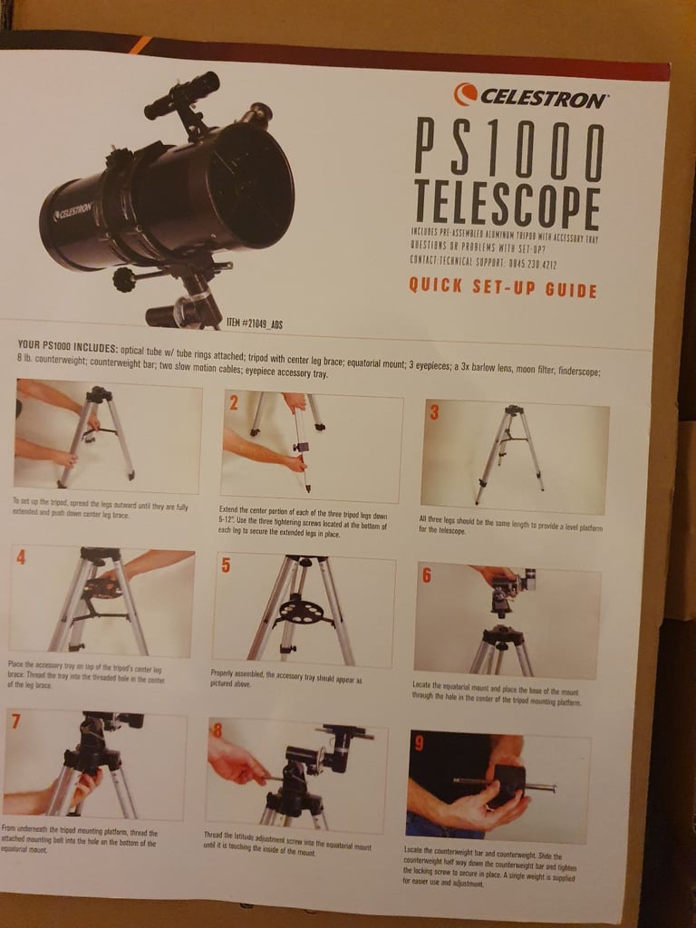 PS1000 CELESTRON TELESCOPE