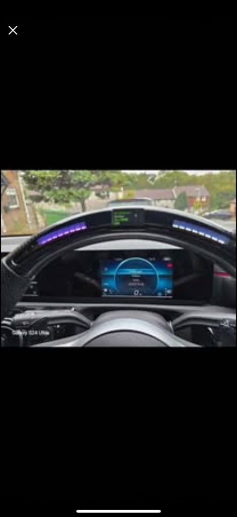 Amg carbon fibre steering wheel 