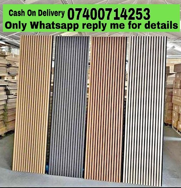 image for Wooden Acoustic Wall Panels – Pack of 4