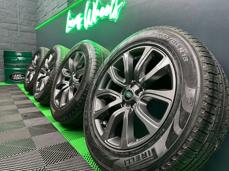 Range Rover Evoque Discovery Sport FL2 18” Powdered Technical Grey alloy wheels & 6/7mm+ tyres!