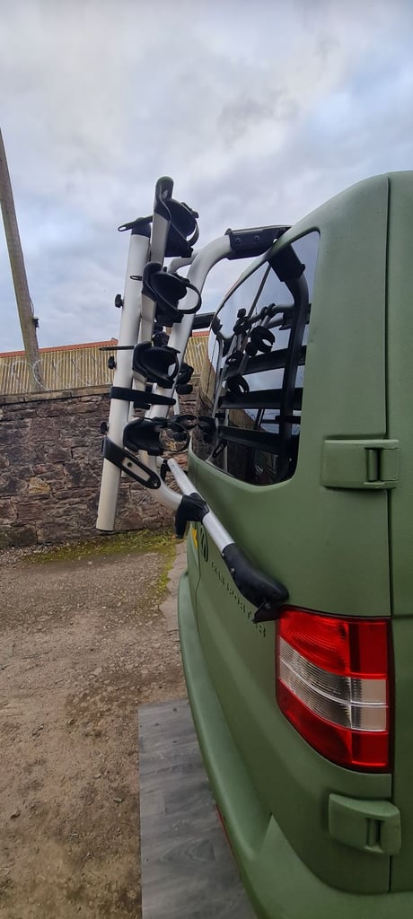 Vw T6 california campervan transporter bike rack genuine.