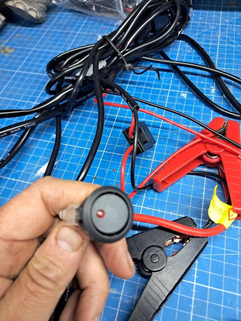 2  7 inch light bar with wiring loom with 
