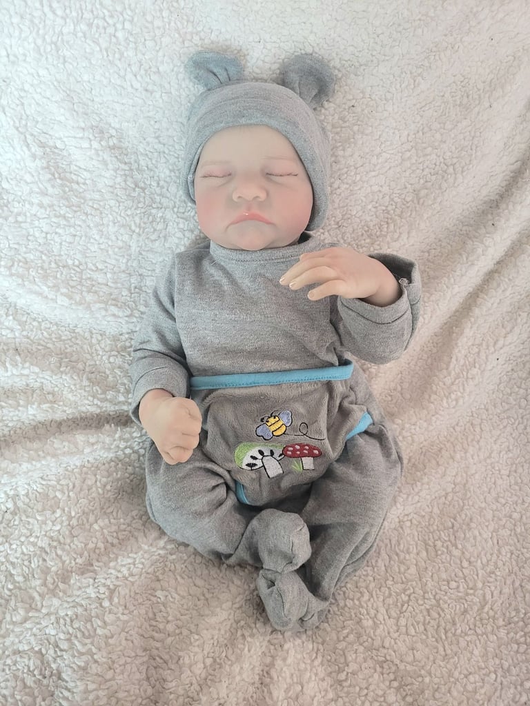 Premature preemie boy lifelike toy full body vinyl doll realistic newborn baby boy male doll