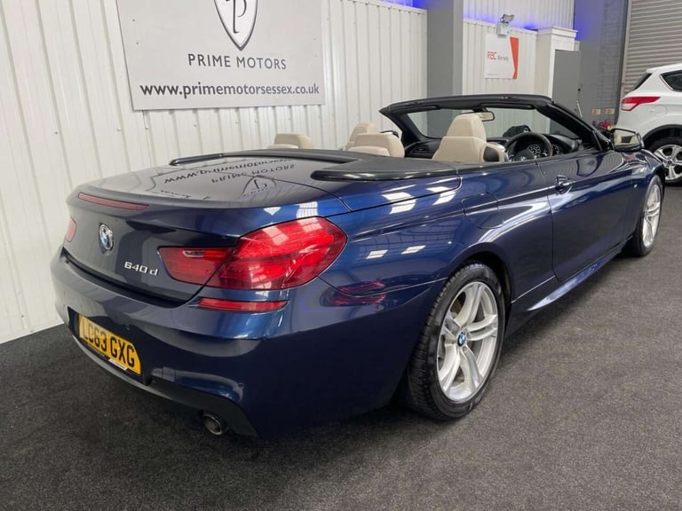 2013 BMW 6 Series 3.0 640d M Sport Convertible 2dr Diesel Auto Euro 5 (s/s) (313 ps) M SPORT  Con...