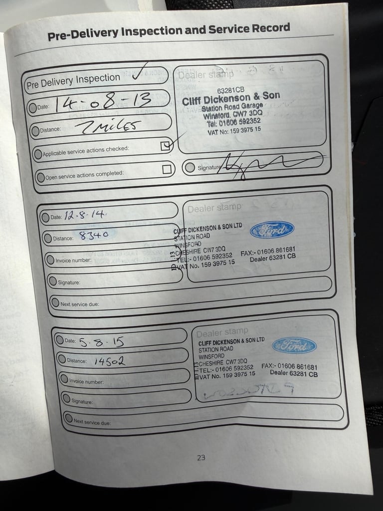 2013 Ford Fiesta 1.0T EcoBoost Zetec Euro 5 (s/s) 3dr HATCHBACK Petrol Manual