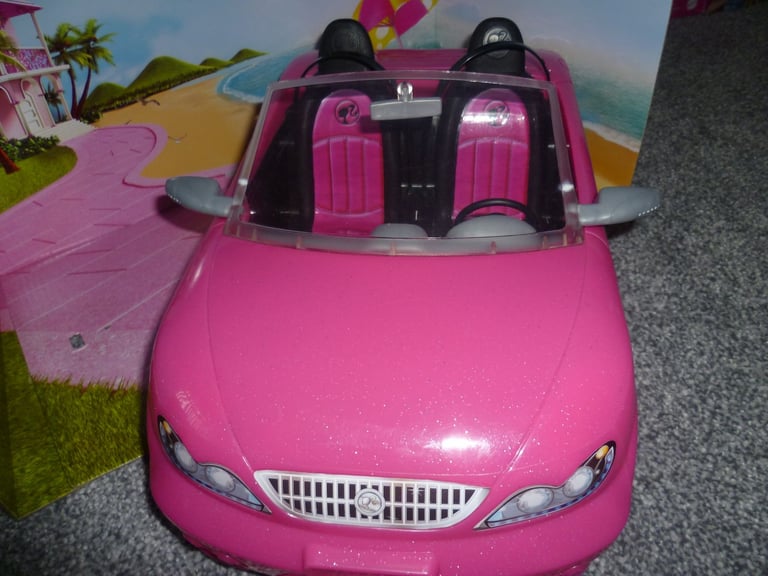 Pink Barbie Sports Car