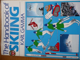 image for skiing books x 2. Instructional for beginners and more advanced skiers.