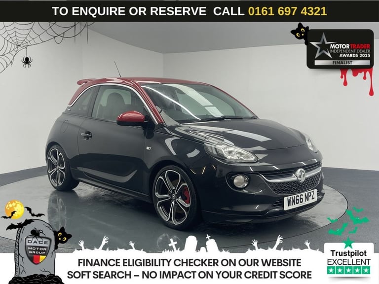 image for 2016 Vauxhall ADAM 1.4i Turbo S Hatchback 3dr Petrol Manual Euro 6 (s/s) (150 ps) Hatchback Petro...