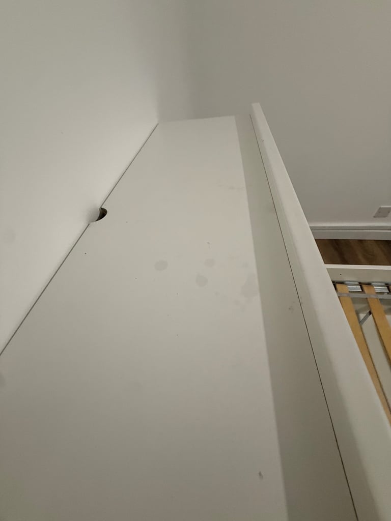 IKEA Brimnes Double bed white- with storage 