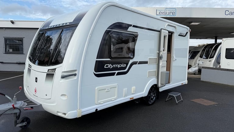 2015 COACHMAN OLYMPIA 450, 2 BERTH CARAVAN WITH REAR WASHROOM