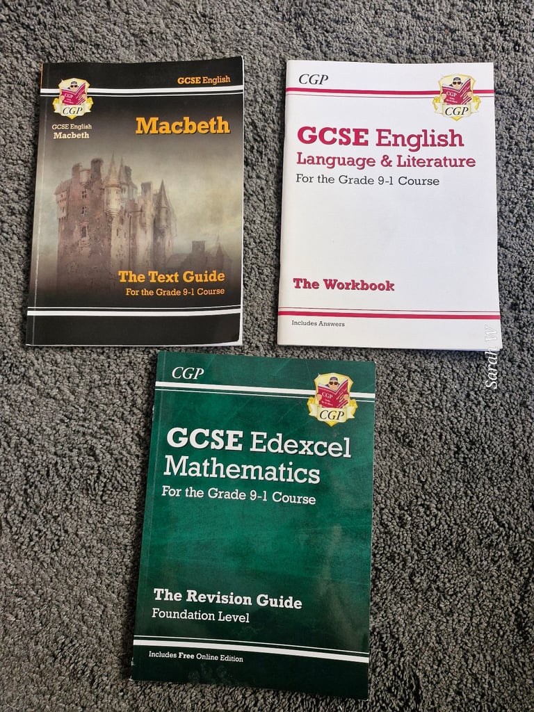 image for 3 x Revision Books Maths & English