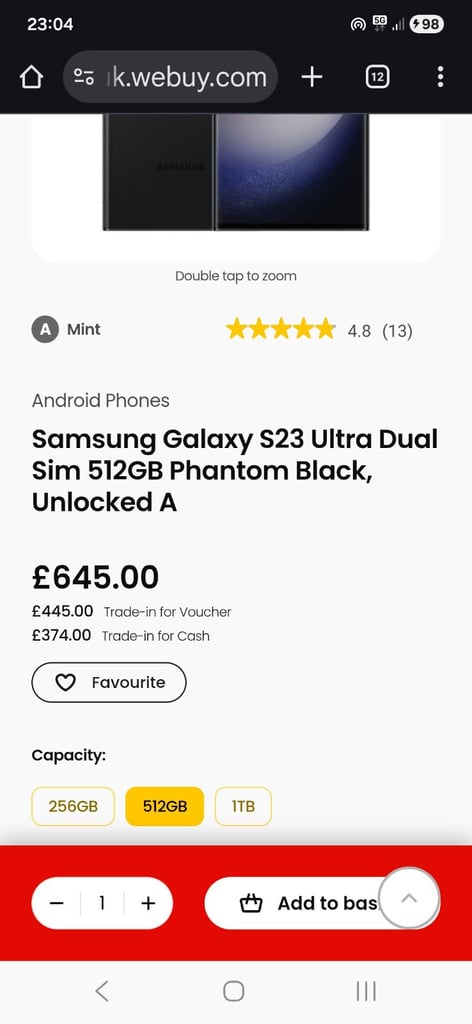 Samsung Galaxy S23 Ultra 512gb 