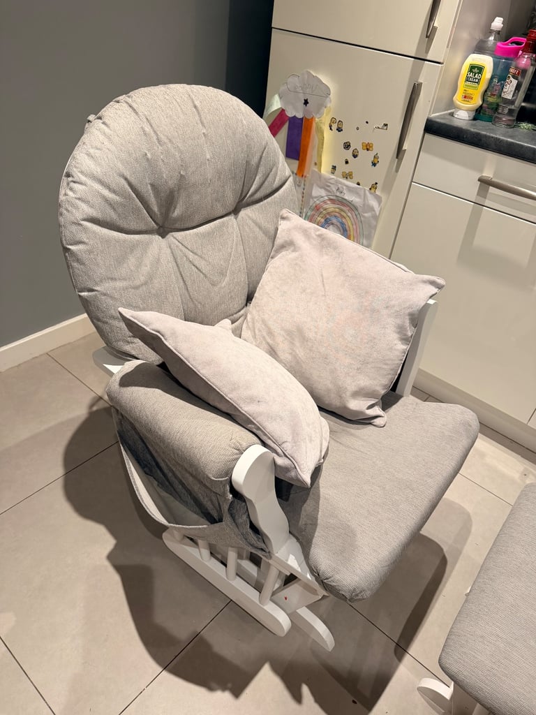 image for Rocking Chair and Footstool in Excellent Condition