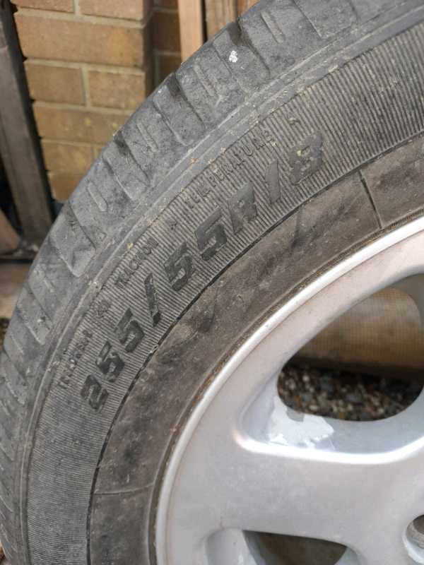 255/55/18 x1  new tyre on rim 