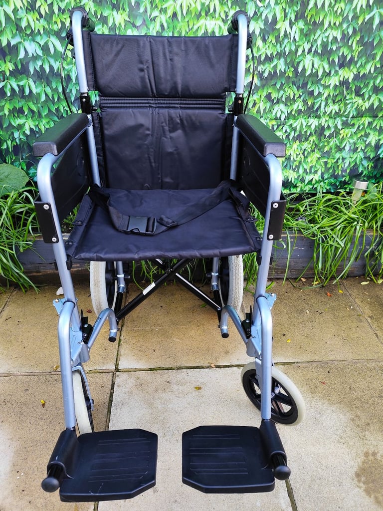 image for Wheelchair Lightweight foldable best suits a slim adult