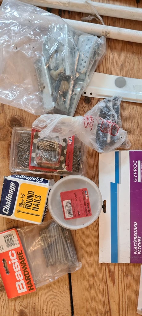 Bag full of DIY materials