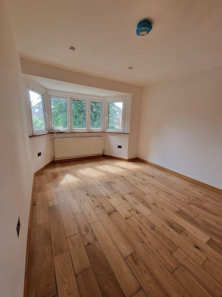 A newly refurbished 3 Bed flat for rent. 2 mins from Acton Town tube station. £2850 Inc ALL BILLS!