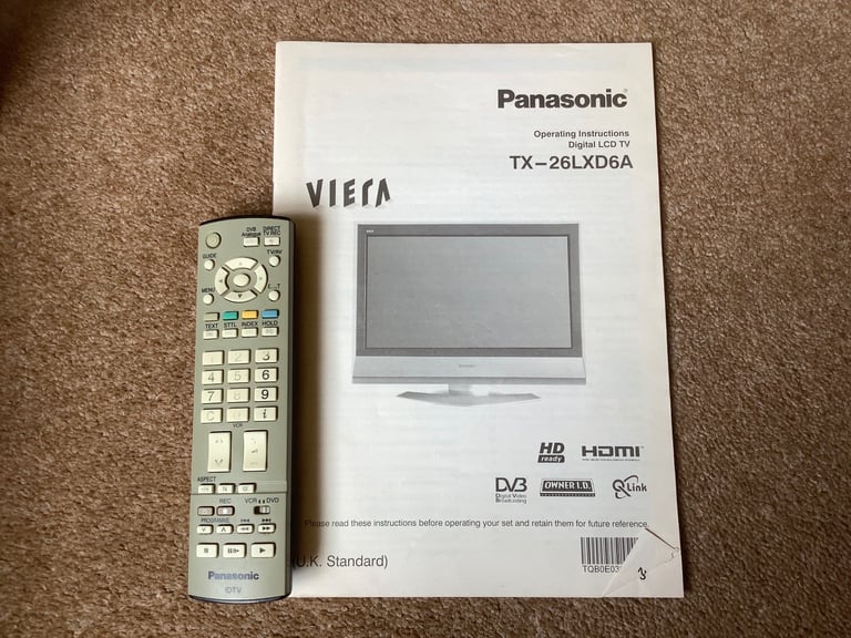 Television Panasonic Viera 26 inch screen