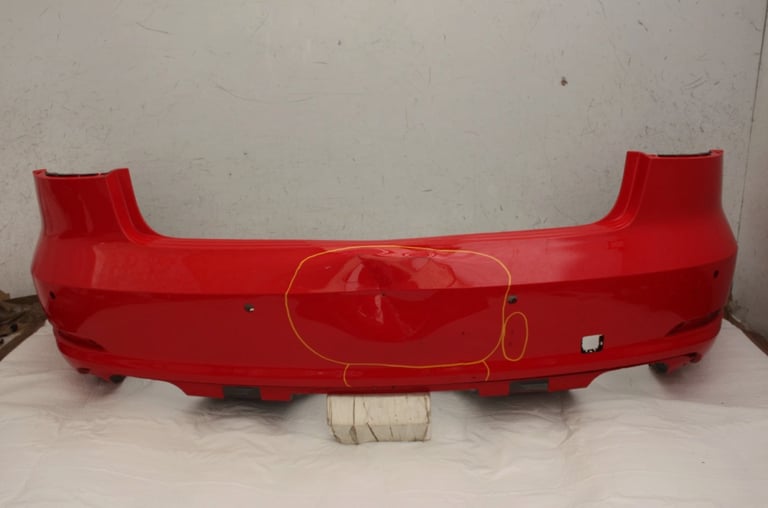 Audi A3 Rear Bumper 2012 TO 2020 8V5807511 Genuine *DAMAGED*