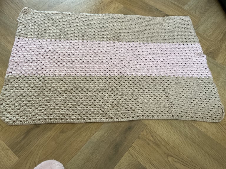 Hand made Crochet baby blanket