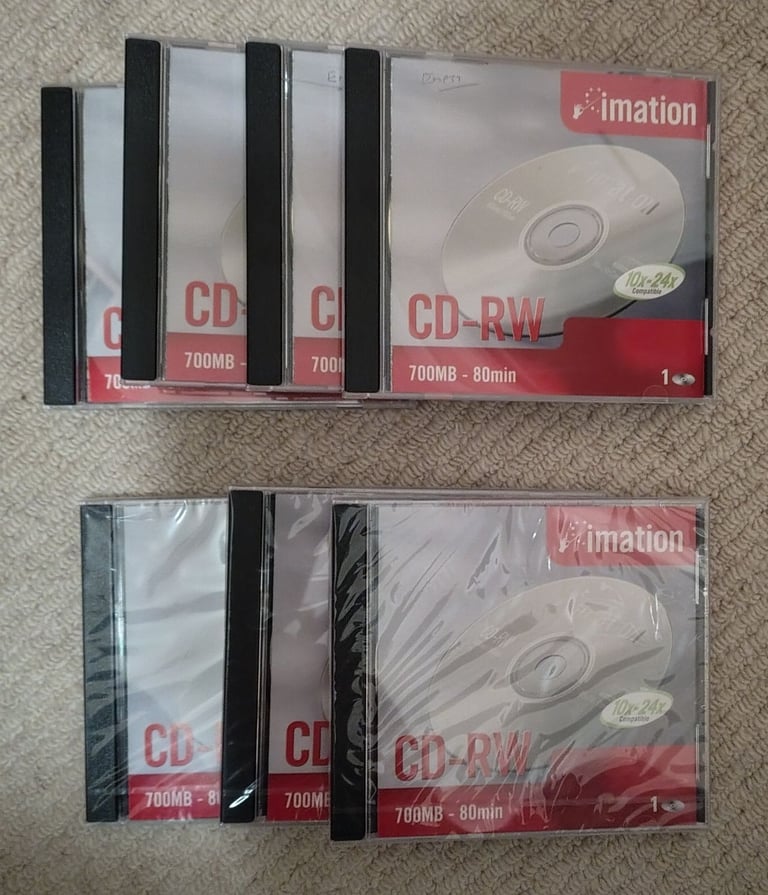 image for Set of 7 Imation CD-RW Discs