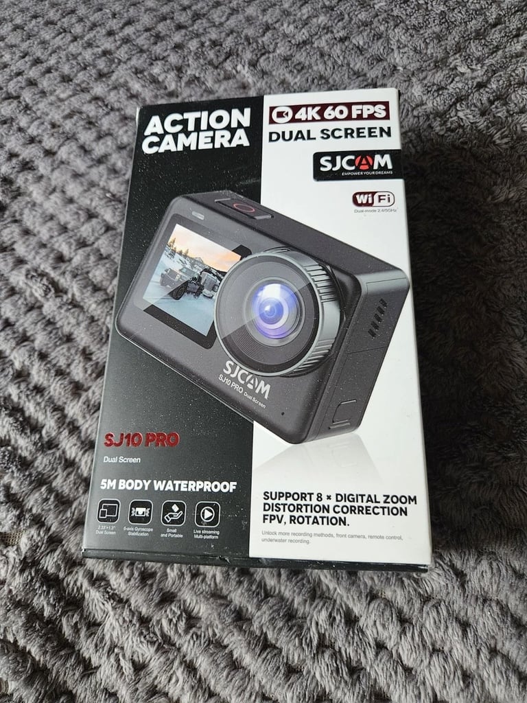 image for SJCAM SJ10 Pro Dual Screen Action Camera 4K 60FPS Touch Screen Waterproof