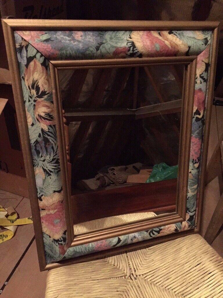 Mirror, hand-painted, 43cm by 36 cm