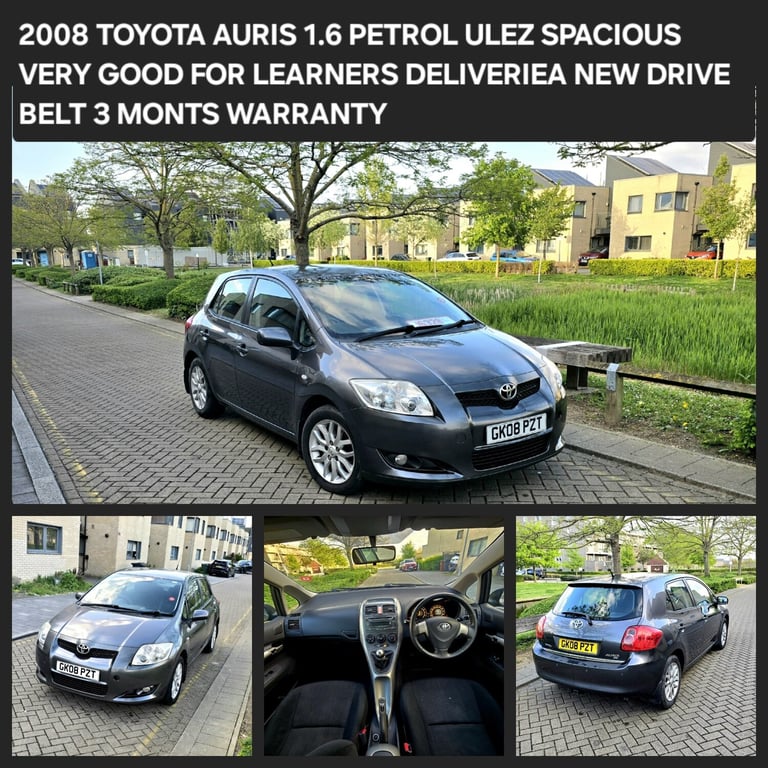 2008 Toyota Auris 1.6 VVTi TR 5dr 1Y MOT NEWLY SERVICE NEW BATTERY 90 DAYS WARRANTY  HATCHBACK Pe...