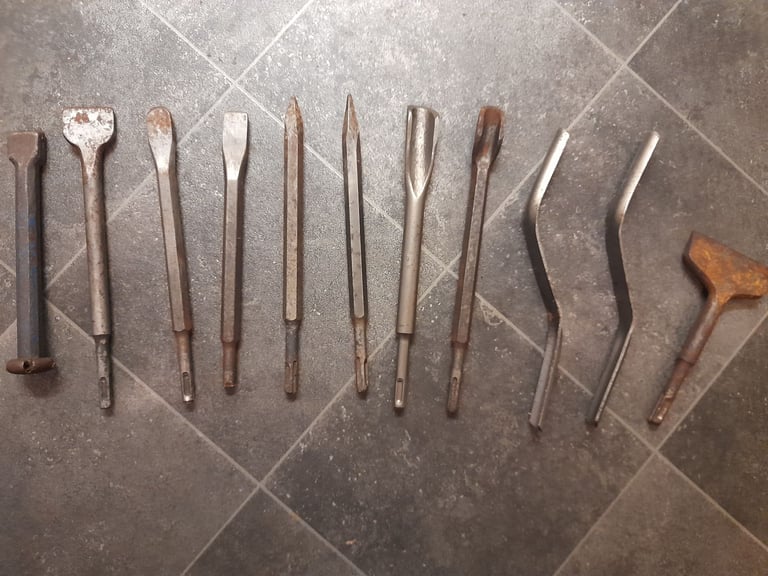 Mixed lot of drill bits 
