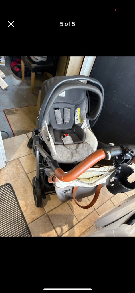 image for baby pram with car seat