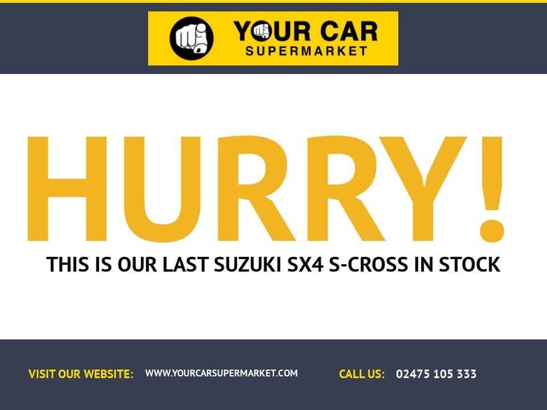 2018 Suzuki SX4 S-Cross 1.0 Boosterjet SZ-T 5dr Auto HATCHBACK PETROL Automatic