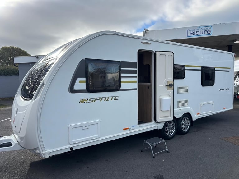 2016 SPRITE QUATTRO EW, 6 BERTH CARAVAN WITH L-SHAPED LOUNGE ...........NOW SOLD