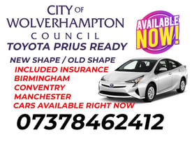 image for Private Hire Cars - Birmingham City Plate - Wolverhamton Plate - Taxi hire - Taxi Rentals