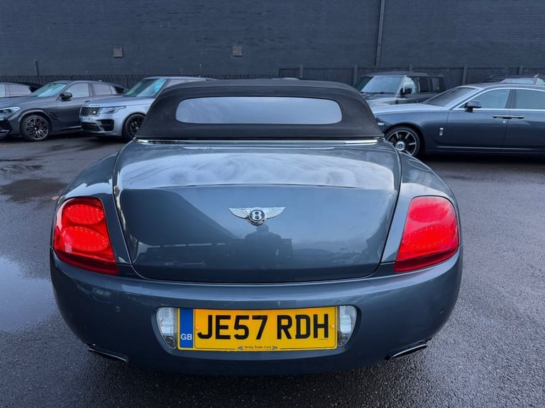 2007 57 BENTLEY CONTINENTAL 6.0 W12 GTC CONVERTIBLE 2DR PETROL AUTO 4WD EURO 4 (