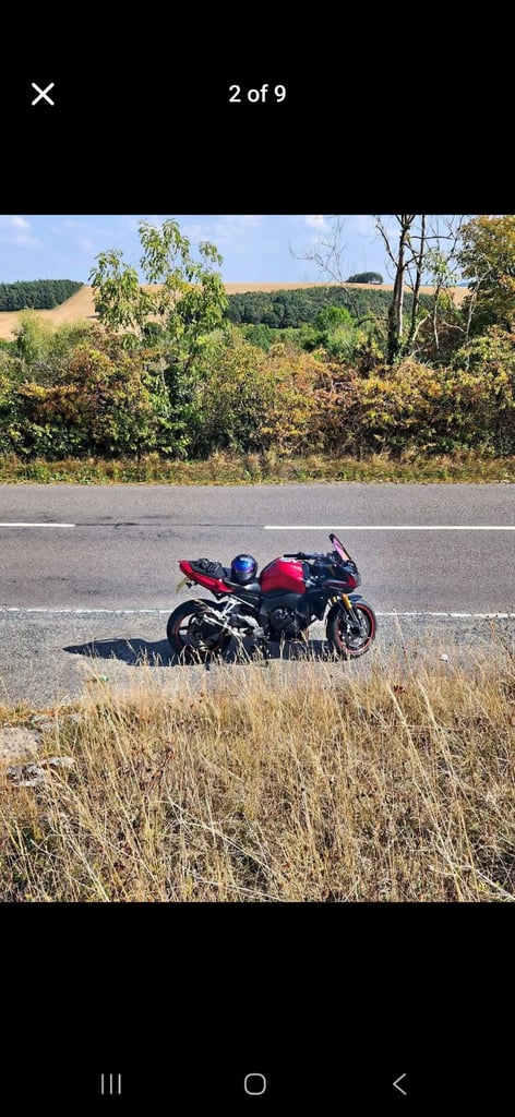 Yamaha FZ1S FAZER 2007 LAVA RED 1000CC 150bhp not fz6 r1 r6 zx6r zx10r z1 5vy 4c8 motorbike cycle  