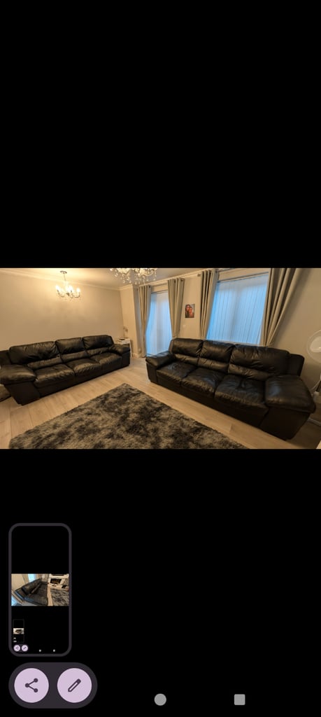 3 seater leather sofas