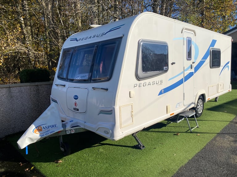 Bailey Pegasus Rimini- 2013- fixed single beds.