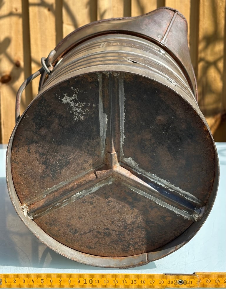 ANTIQUE FRENCH DECALITRE MEASURING JUG PITCHER, H33cm - 1900s CHAMPAGNE VINEYARD - WILL POST!