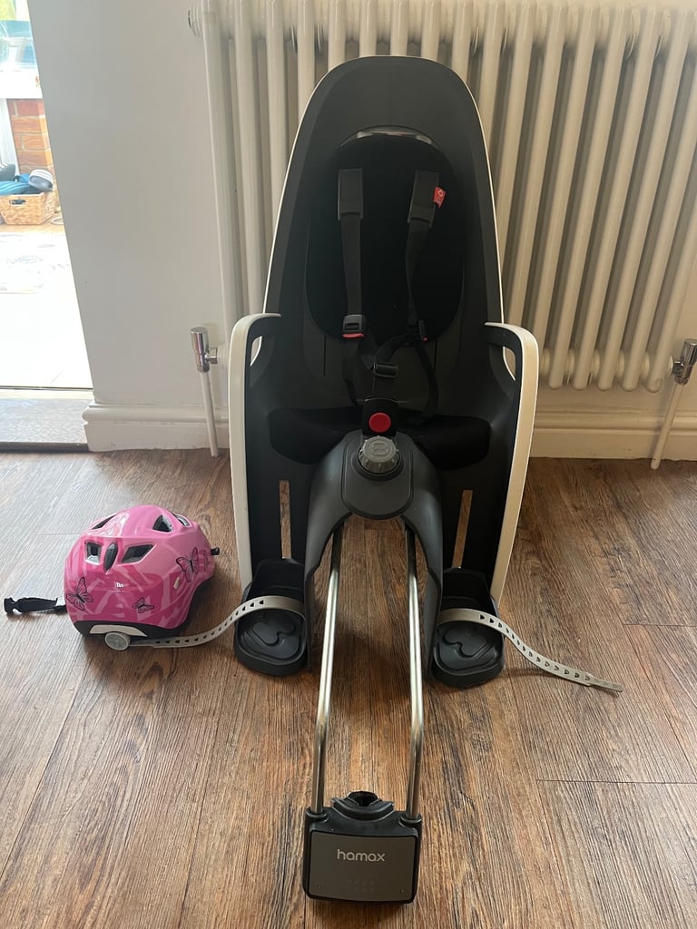 image for Hamax Caress Pannier Mounted Child Bike Seat (Childs helmet included) 
