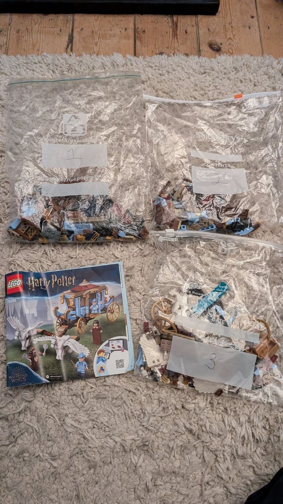 image for LEGO Harry Potter Beauxbatons' Carriage: Arrival at Hogwarts set (75958)