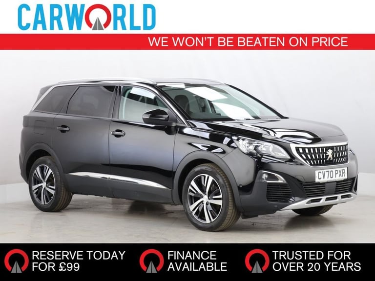 image for 2020 Peugeot 5008 1.2 PureTech Allure SUV 5dr Petrol Manual Euro 6 (s/s) (130 ps) Petrol Manual