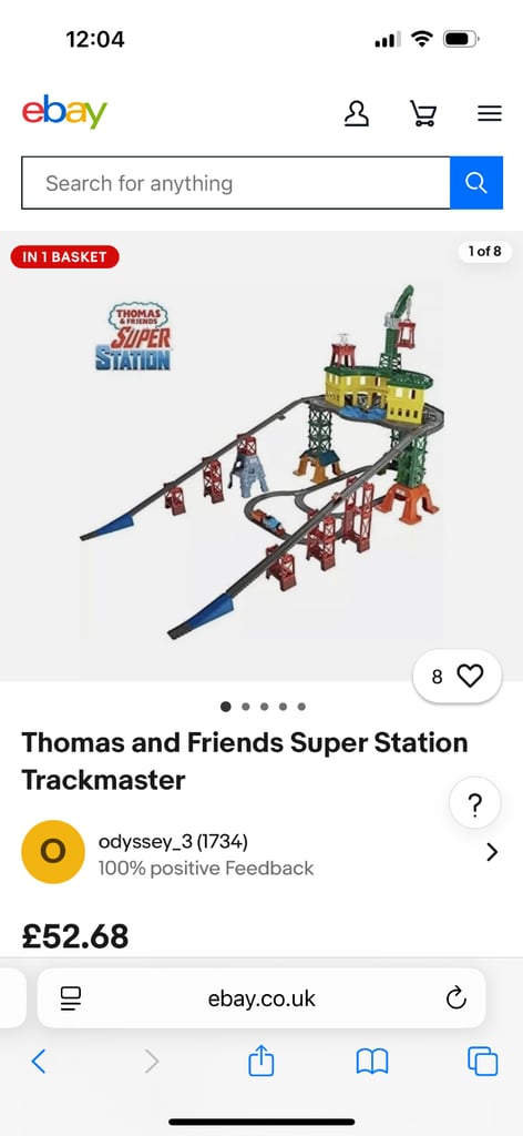 Thomas Tank Engine Super Set with Crane and Trains 