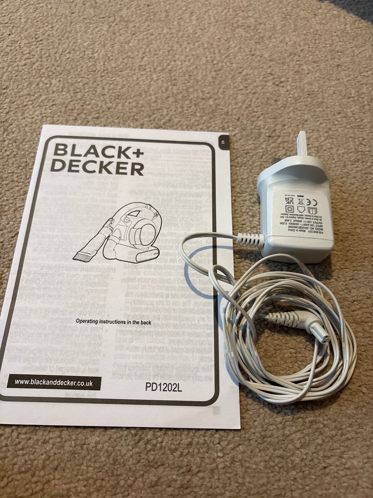Black & Decker car hoover rechargeable
