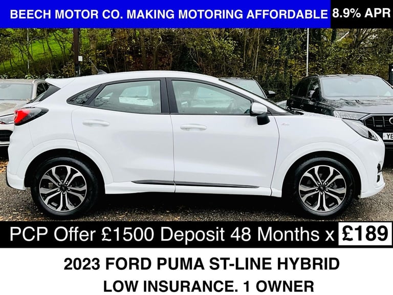 2023 Ford Puma 1.0 EcoBoost Hybrid mHEV ST-Line 5dr HATCHBACK PETROL Manual