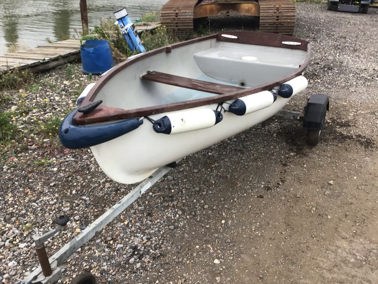 Boat Tender GRP 8ft with Road Trailer