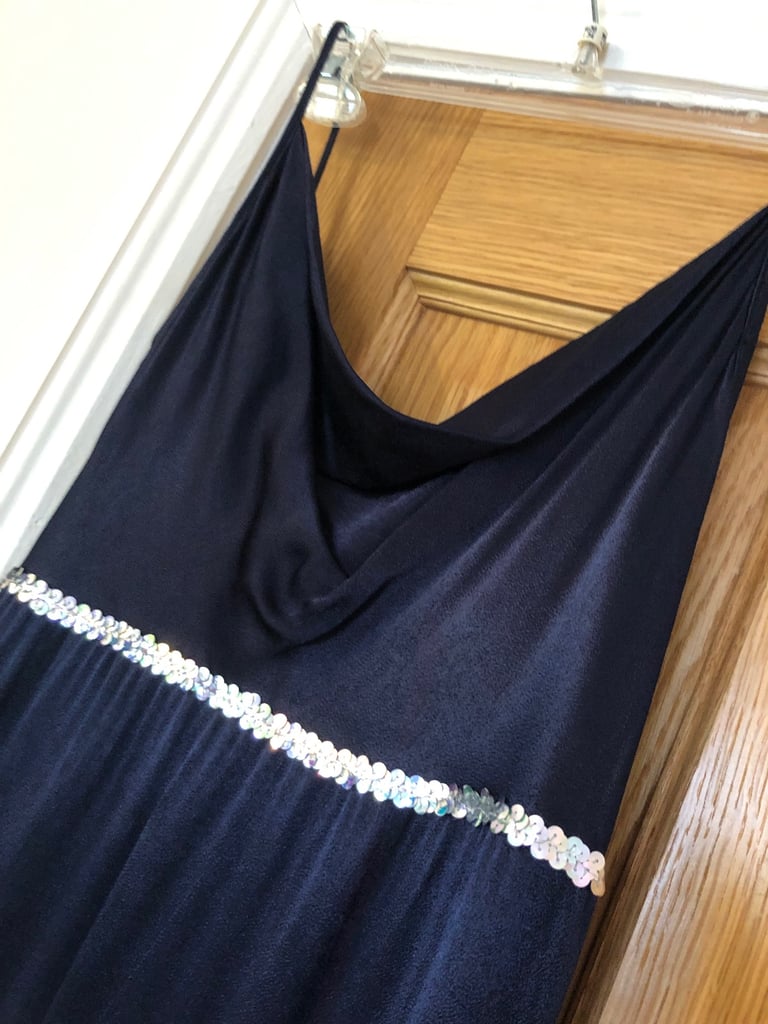 Satin prom/evening dress Sapphire Blue  - NEW