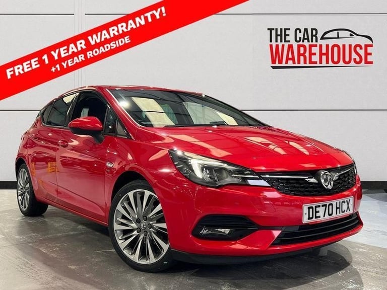 2020 Vauxhall Astra 1.2 Turbo 145 SRi VX-Line Nav 5dr Manual Hatchback Petrol Ma