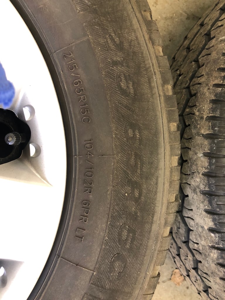Ford transit custom wheels set of 4 215/65/R15